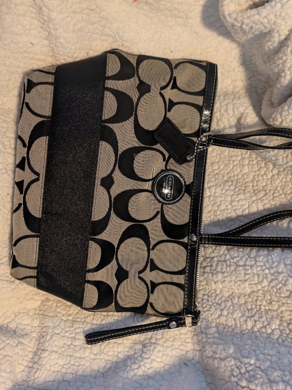 Authentic Coach Signature Coach, Nice Bag, #C1160-F17433